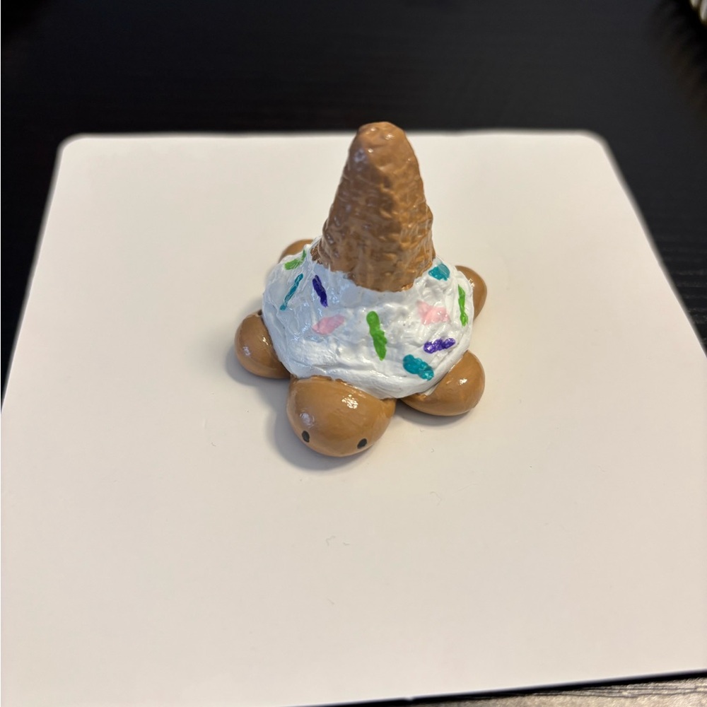Ice Cream Cone turtle with Sprinkles